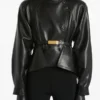 Sienna Miller Black Leather Jacket - Image 4