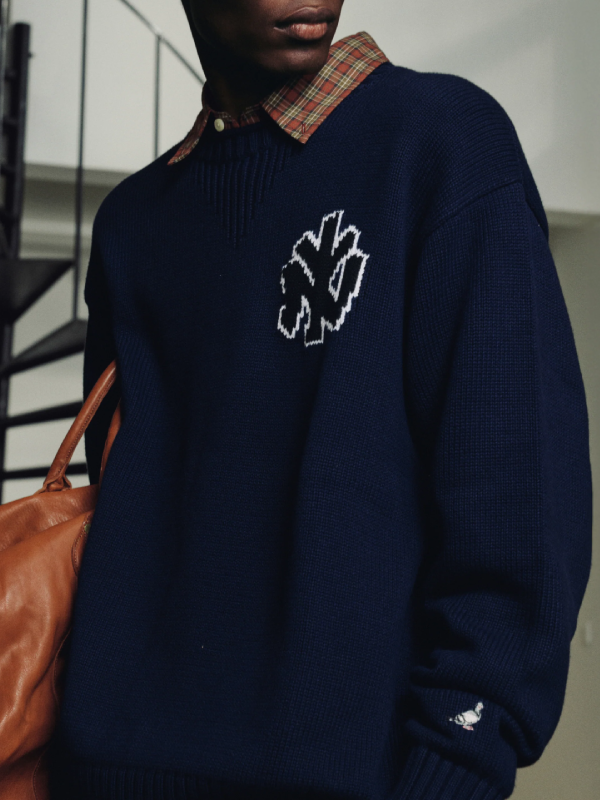 New York Yankees ribbed crewneck sweater
