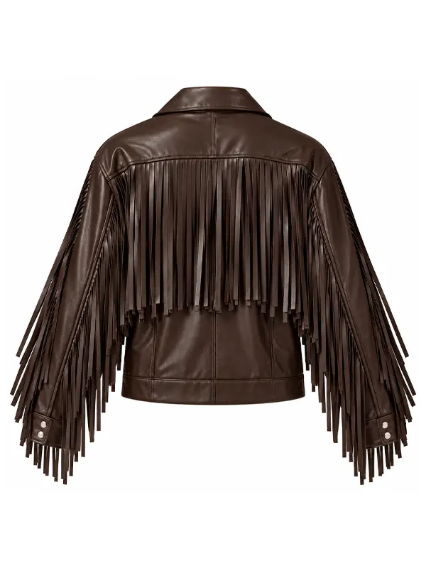 women’s fringe leather jacket